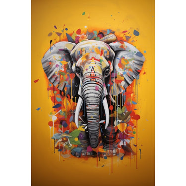 Elephant Pop Art Painting